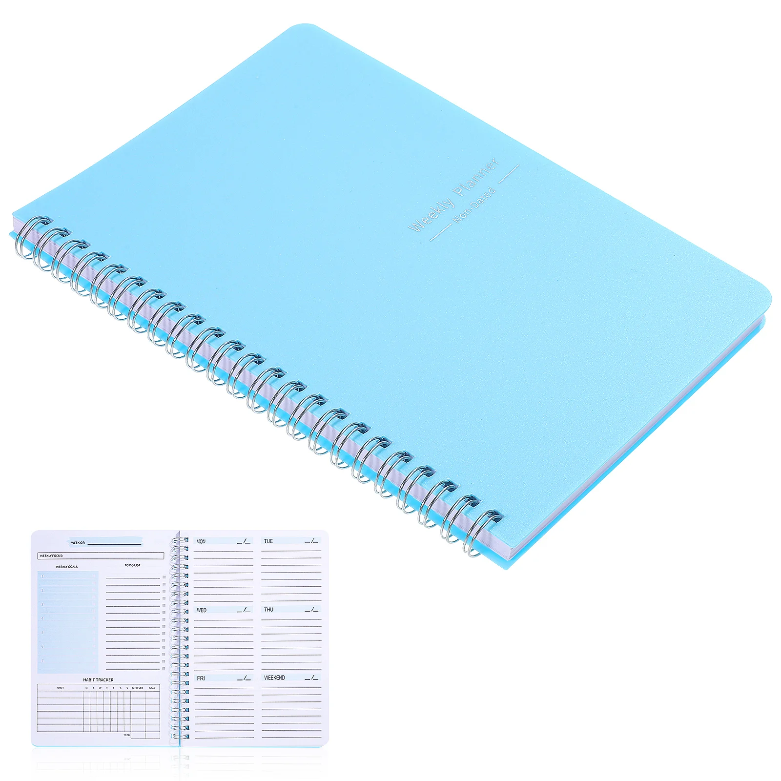 

English Coil Book Small Spiral Notebook Books Journaling Notebooks A5 Taking Weekly Planning Pad Campus