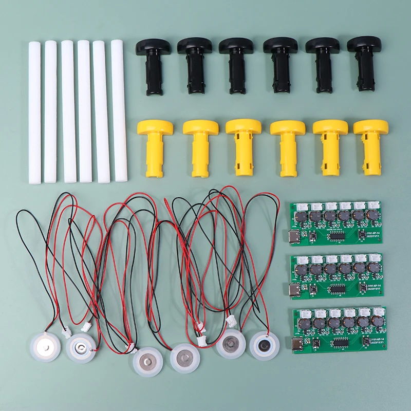 가습기 모듈 DIY 키트 분무기 제어 보드, 초음파 분무기 미스트 드라이버 회로 기판, C 타입 인터페이스, 6 깍지