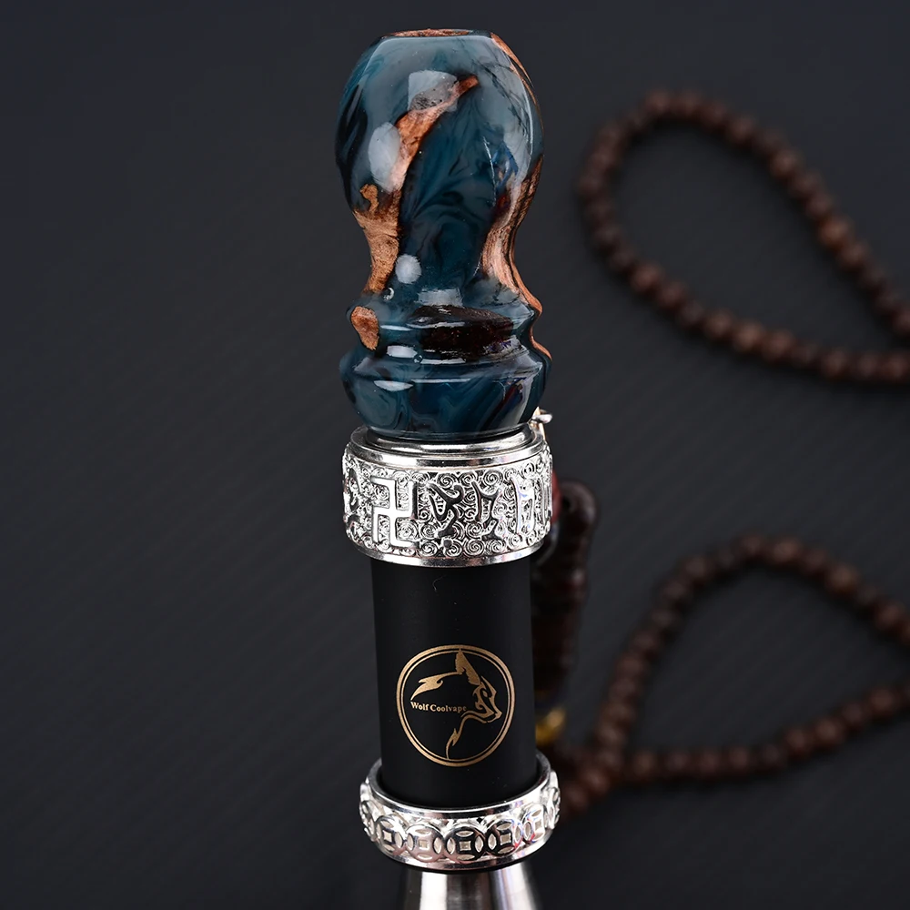 Hookah Shisha tip Pipe Hookah Shisha Water Pipe Mouth hubbly bubbly Hookah Mouthpieces Stable wood resin Narguile Hookah Pipe