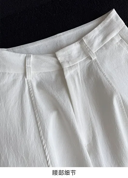 

Fashionable High Waisted Straight Leg Pants Women Loose Solid Fashion Chic Versatile Office Lady Commuting Pants