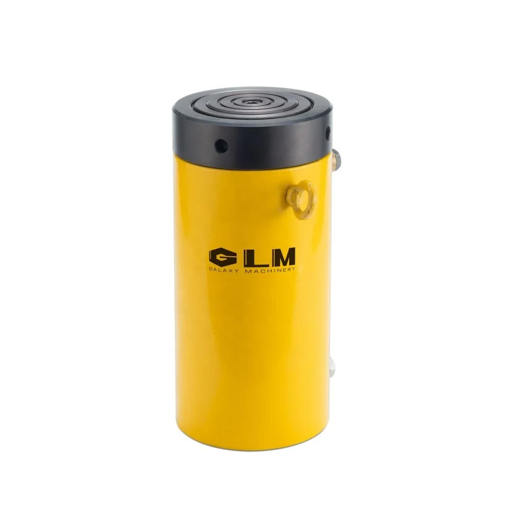 Heavy Load Stable Support 400T 50mm Robust Pressure 700bar Stroke High Tonnage Lock Nut Hydraulic Cylinder Jacks