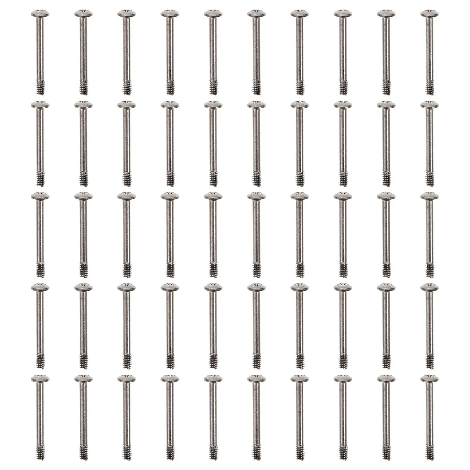 

50pcs Computer Screws 30mm PC Fan Cooler Fan Screw Mounting Cooling Screws Chassis Hardware Round Head