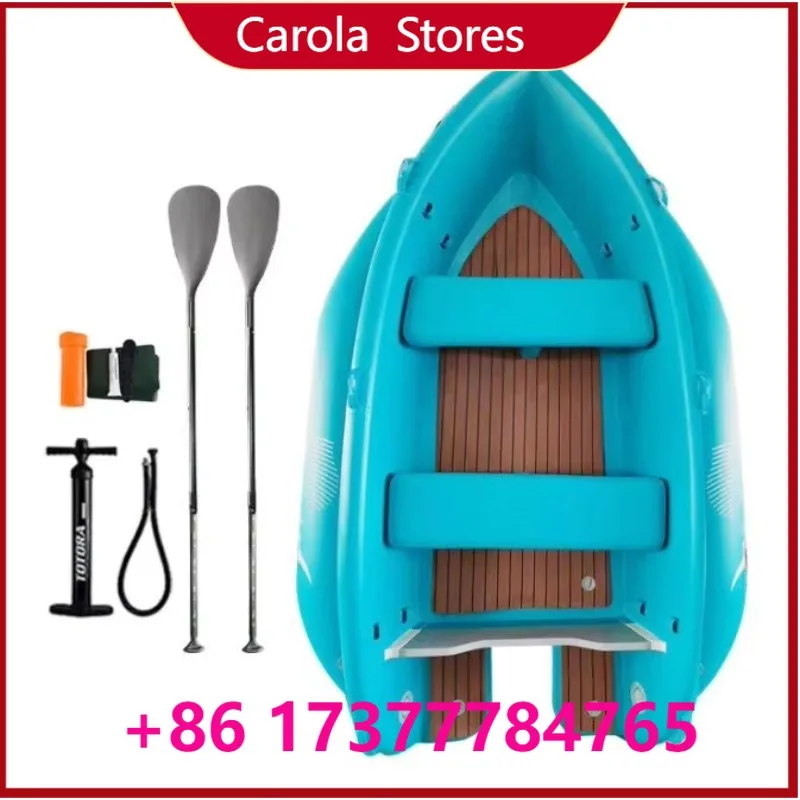350 Cm 420 Cm Drop Stitch Material Inflatable Watercraft Fishing Boat Canoe Rowing Kayak