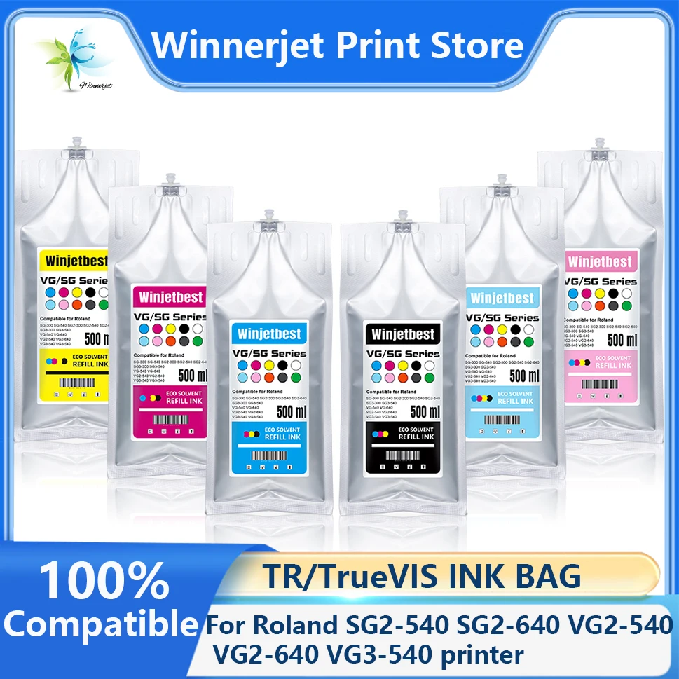 

TR TrueVIS ink bag for Roland TrueVIS printer SG2-300 SG2-540 SG2-640 SG3-300 SG3-540 With Eco-solvent ink With chip