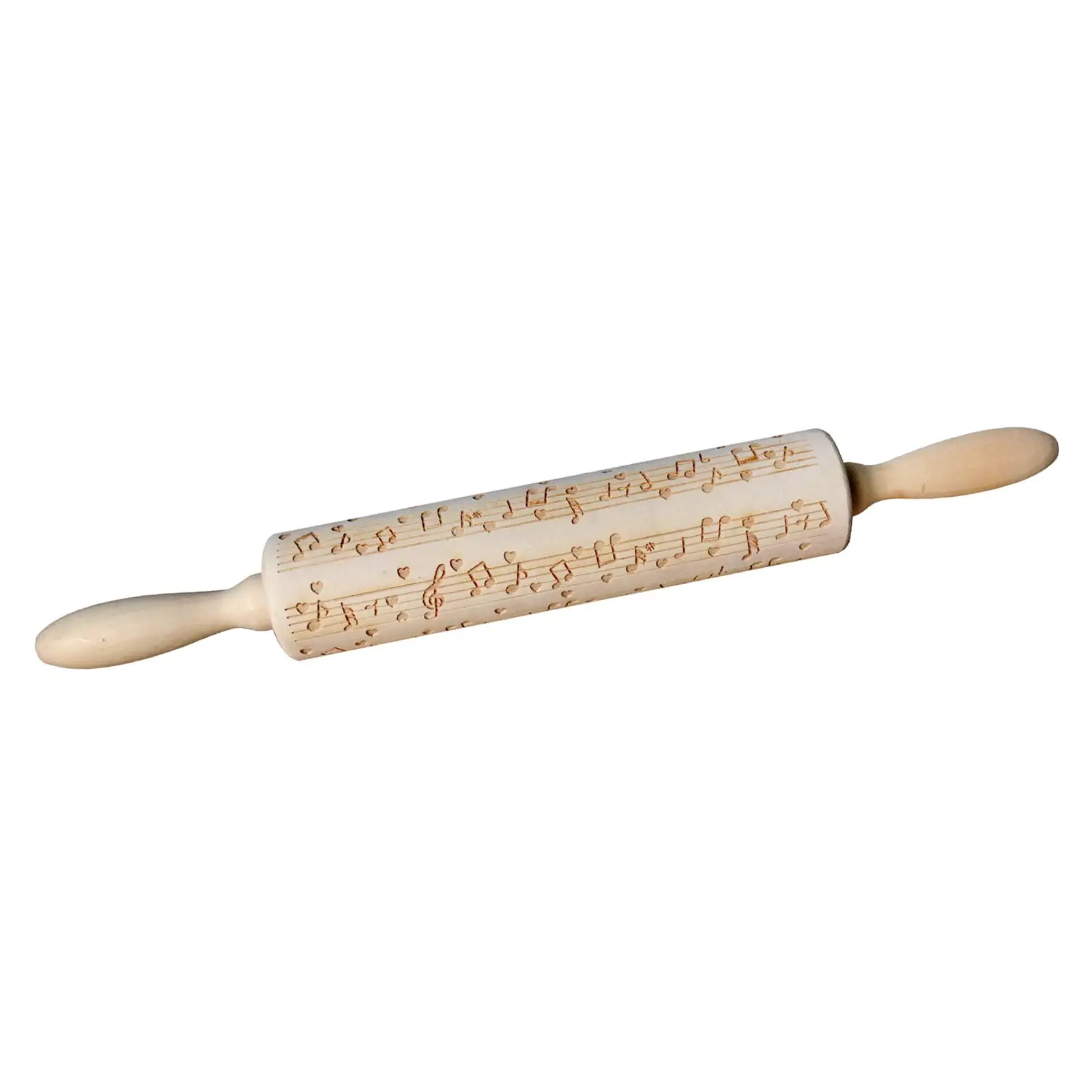 2xEmbossing Rolling Pin Xmas Embossed Rolling Pin for Baking Dough Pastries Style K