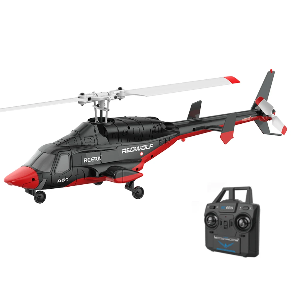 เฮลิคอปเตอร์บังคับวิทยุ Airwolf RC ERA A61 ขนาด 1:53 พร้อมระบบไจโร 6 แกน และระบบติดตามด้วยแสง  มีสินค้าในสต็อก