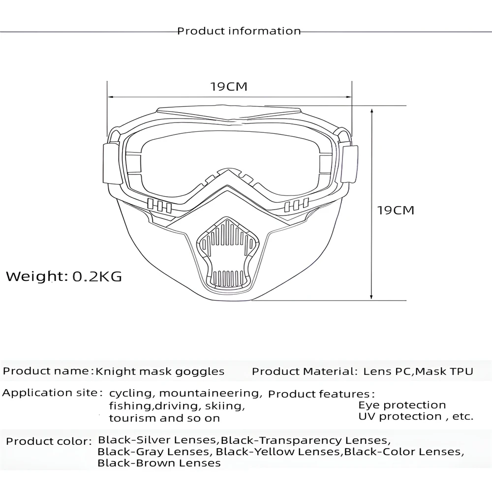 Óculos de soldagem resistentes a chamas, Motocicleta Goggle, Máscara de soldador de segurança, Máscara facial completa, Envolva a proteção,