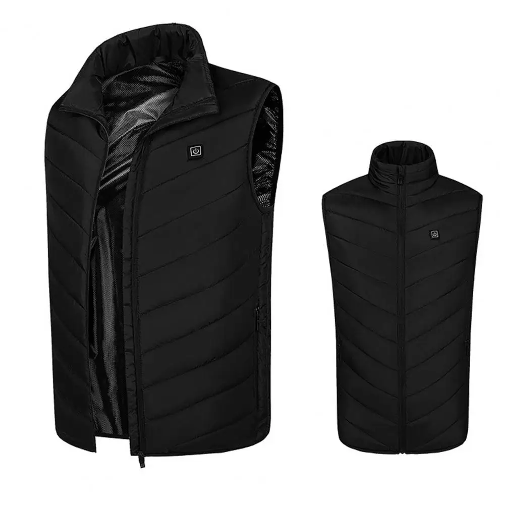 Men Heated Vest Men's Heated Vest Coat with Smart Thermal Technology Built-in Carbon Fiber Wire for Warmth for Comfort