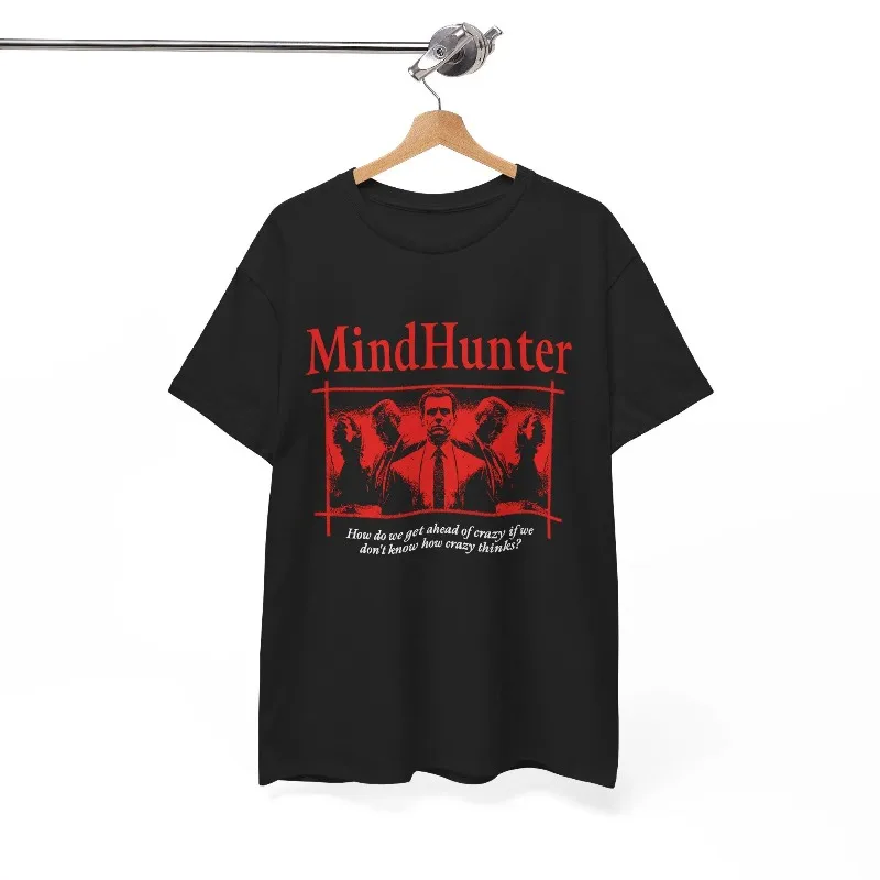 Mindhunter T-Shirt, Holden Ford Bill Tench FBI Shirt, David Fincher Crime Series Graphic Tee Four season popular unisex T-shirt