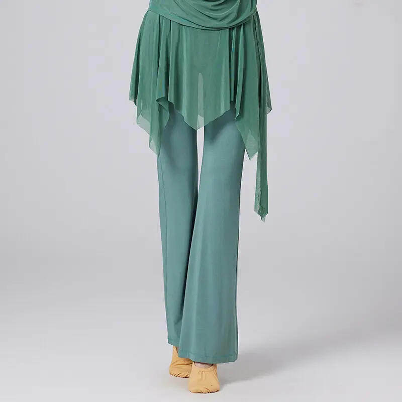 

Custumes Dance Pants Stage Clothes Stage Costume Women Solid Color Modal Dance Wear Classic