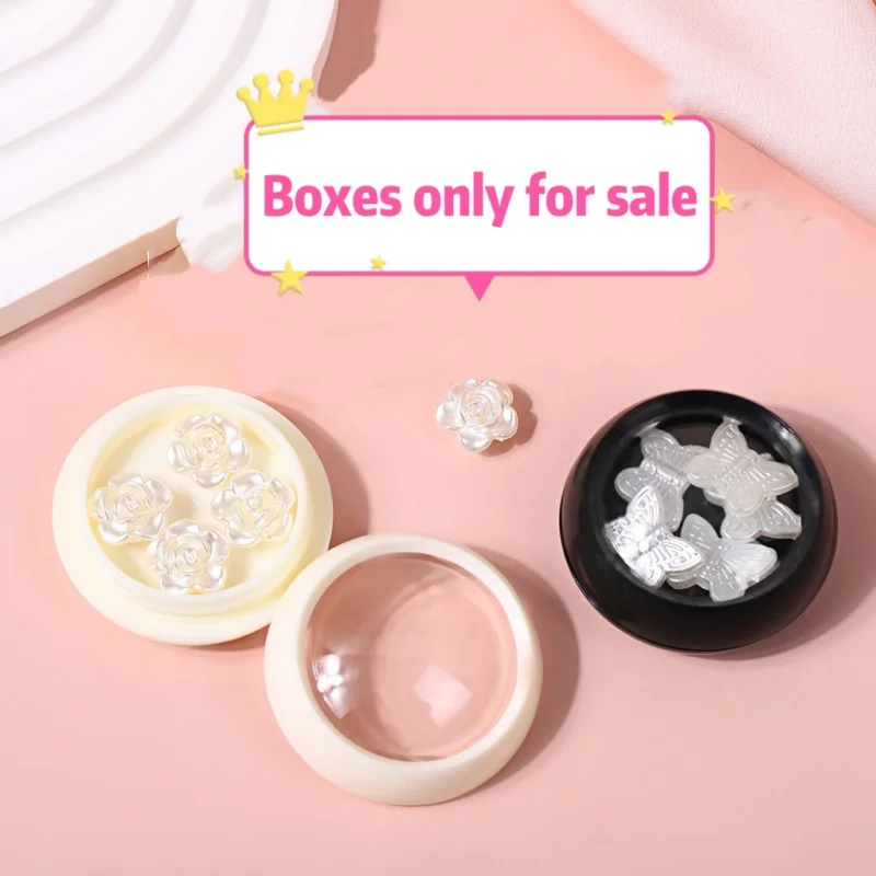 Lot de 3 pots cosmétiques rechargeables vides pour paillettes à ongles, décoration d'ongles, fard à paupières et rouge à lèvres