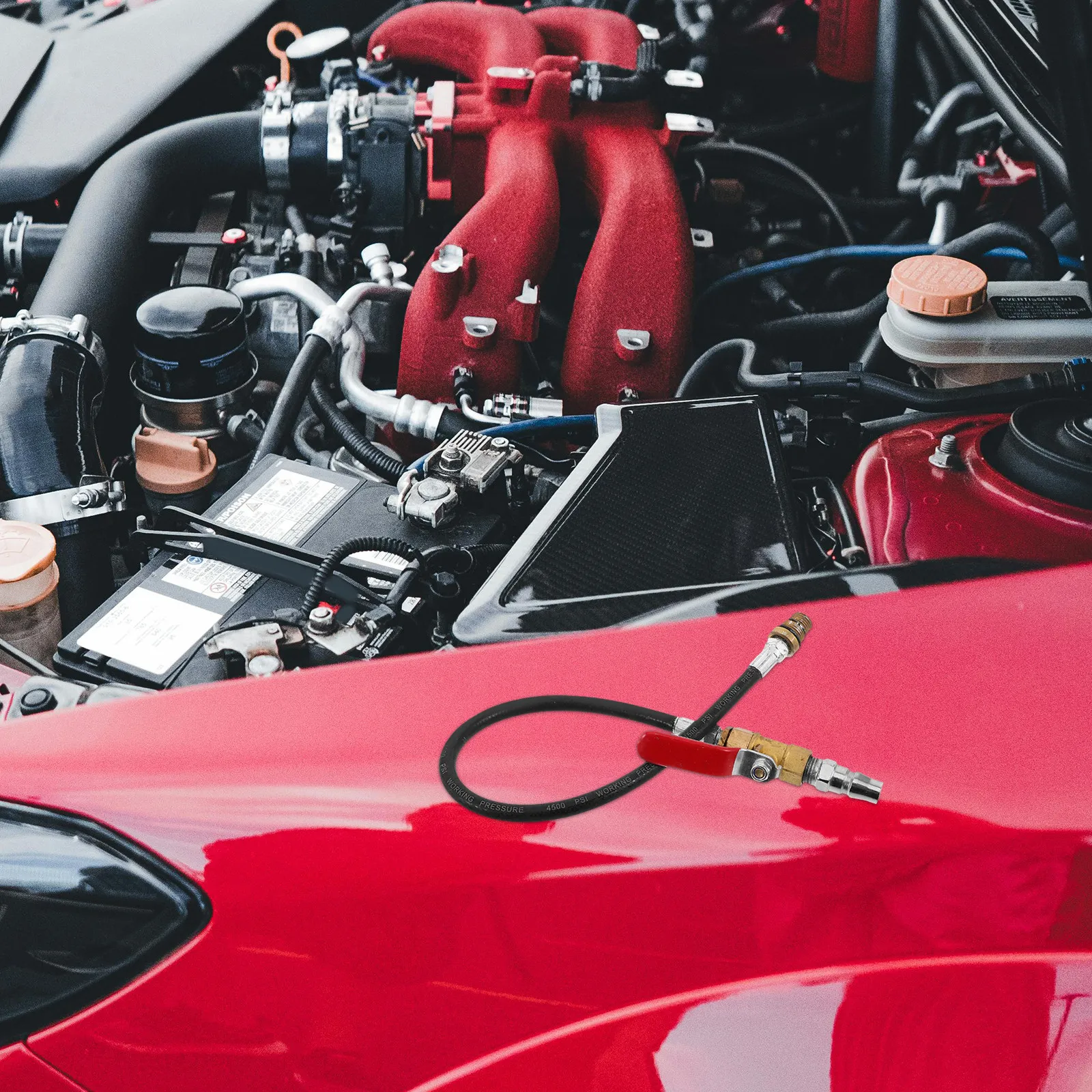 

Тестер утечек воздуха для цилиндров двигателя, инструмент для регулировки клапанов с шаровым краном, прибор для проверки компрессии для механиков и любителей DIY