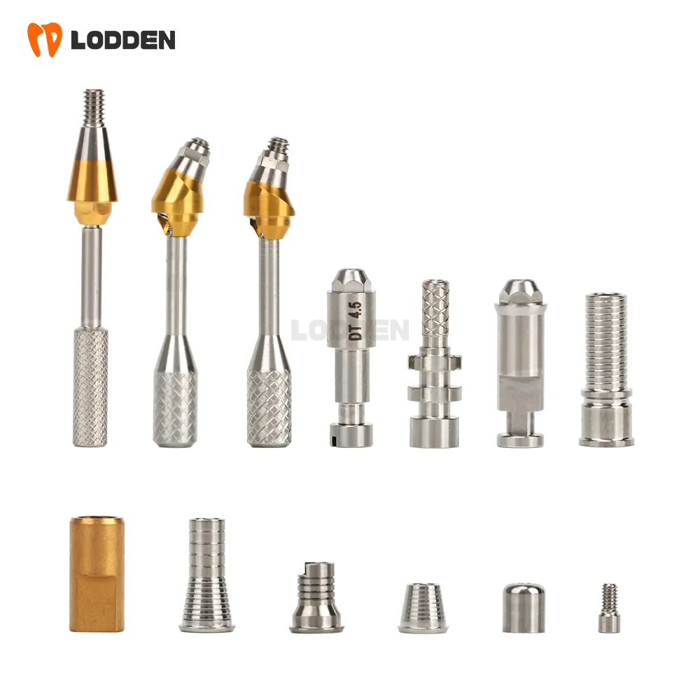 

5 шт. титановых дентальных абатментов Lodden, совместимых с Dentium, Multi-Unit, прямые, 0-й размер ° /15 ° /30 ° Индивидуальные абатменты для полной реставрации дуги зубов