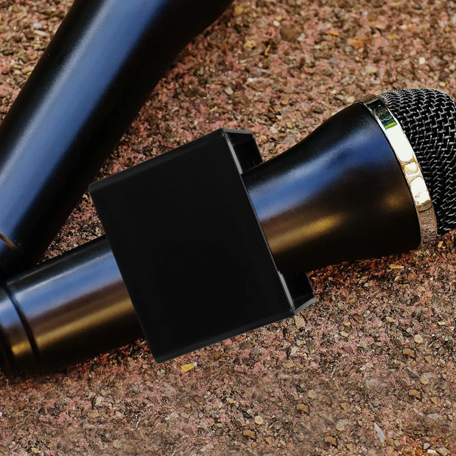 

Logo Microphone Board Flag Stations Acrylic Journalist Material Abs Interview