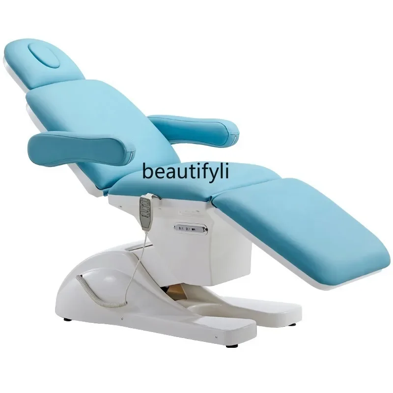 SS NewElectric cama de belleza salón de belleza cama de inyección de plástico sofá de tatuaje plegable silla de tatuaje cama de examen Dental de elevación