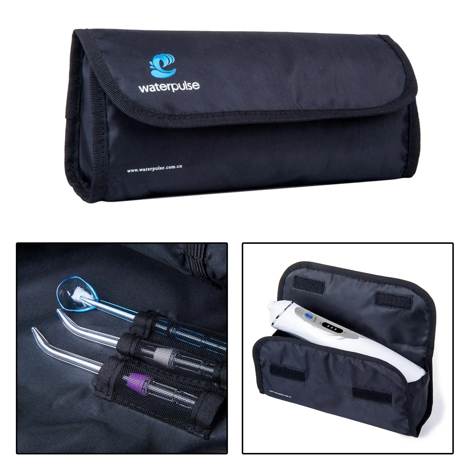 Travel Case Carrying Pouch Protective Storage Bag for Water Flosser Cleaner Dustproof