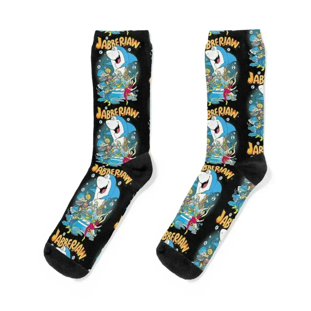 

Jabberjaw and the Neptunes Socks anti slip football Stockings Rugby Socks For Men Women's