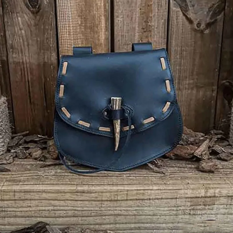 

Ретро Викинг Ренессанс Косплей Опора Поясная Сумка Портмоне ex Мягкая Складная Водонепроницаемая Внутренняя Сумка Геометрический Узор