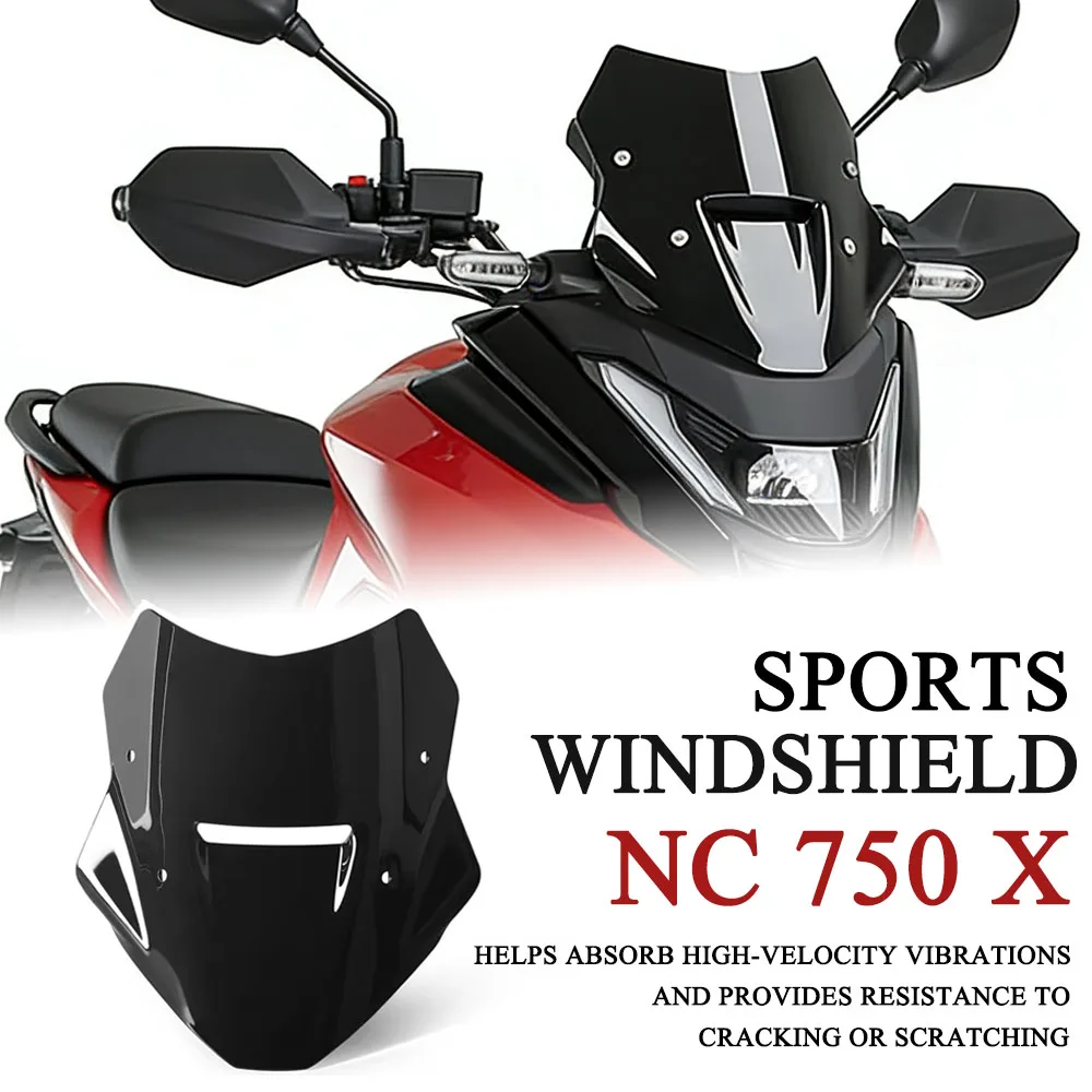 

НОВИНКА: Ветровое стекло-дефлектор (спойлер) для мотоциклов HONDA NC750X 2025-2026 – Аксессуары для модификации обтекателя