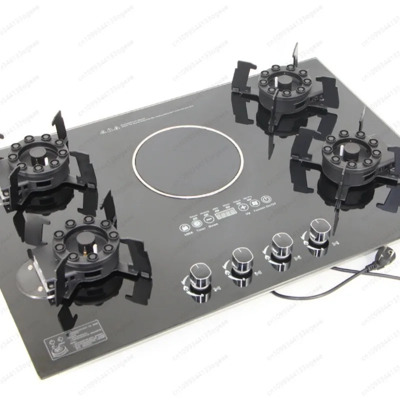 5 burner Gas Stove Hob Five burner Glass Top Gas Stove Gas Cooktop with Glass Top