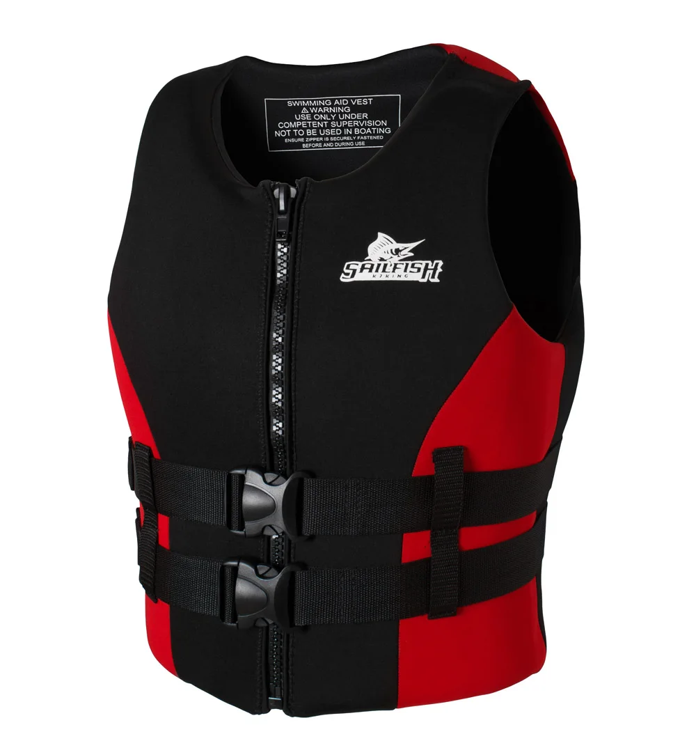 

Neoprene Watersports Surfing Swimming Fishing Jet Ski Safety Floating Device Adults Men Life Vest Jacket