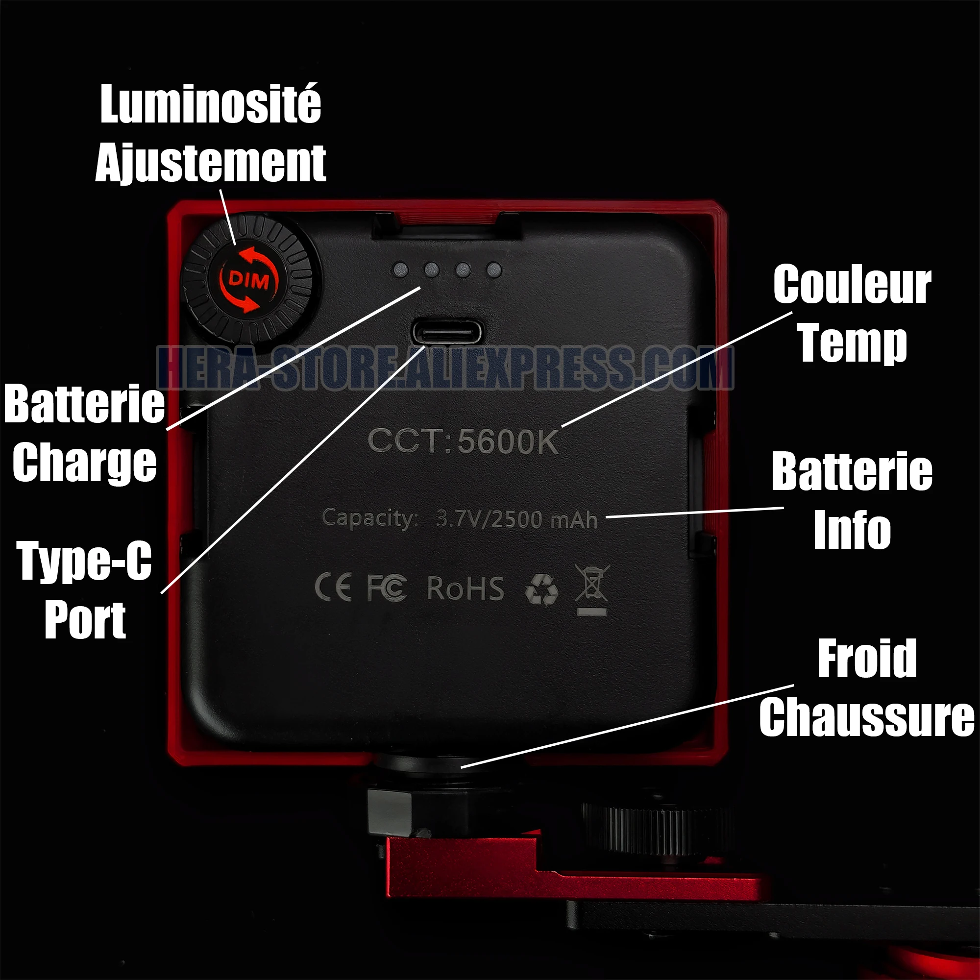 MK 16 Intraoral Dental Photography Light LED Oral Filling Lamp For Dentist Treatment Colorimetric Photo Video For Dentistry