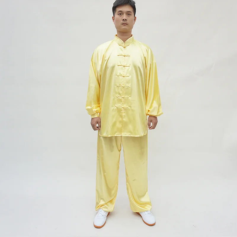 USHINE Tai Chi suit Spring summer autumn and winter team competition Tachi boxing Uniforms Silk Imitation Performance servi