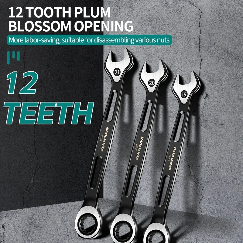 6 مللي متر-22 مللي متر مزيج وجع ثنائي الغرض وجع توفير العمالة مكافحة زلة متري العالمي المفك لإصلاح السيارات أداة اليد