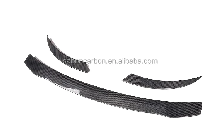 

For Audi TT MK3 8S TTS TTRS 2-Door 2015-20 Carbon Fiber Rear Trunk Spoiler Wing 3PC style