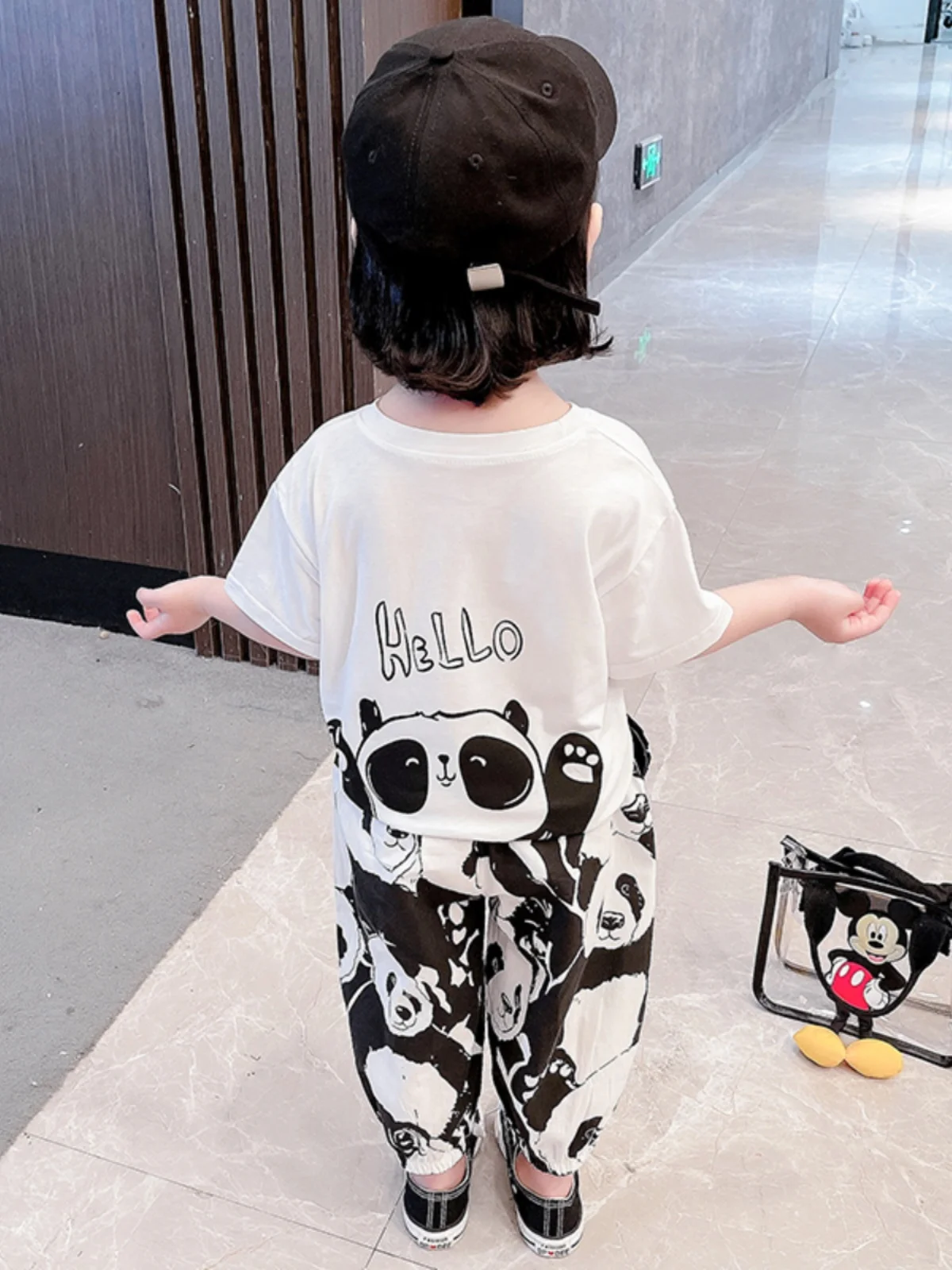 Faionable Conjunto de traje de verano para niñas pequeñas Conjunto de dos piezas para niñas Moda coreana Sle bordado l Cintura Crop P...