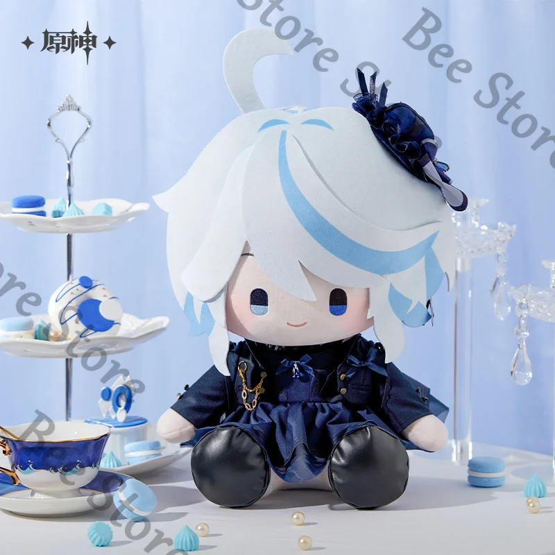 

Genshin Impact Game ambitus official Genuine Furina/Focalors Theme Impression Series sitting posture Cotton doll plush toys gift