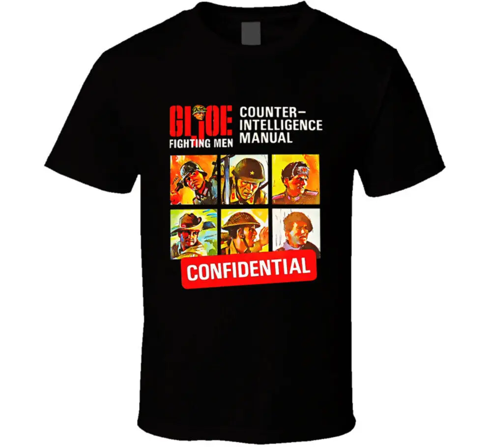 Gi Joe Fighting Men Counter Intelligence Manual T Shirt