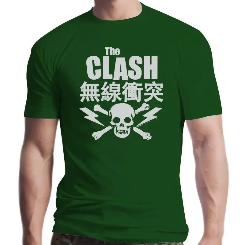 New Amplified T Shirt The Clash Bolt Logo Shirt Grey 2021