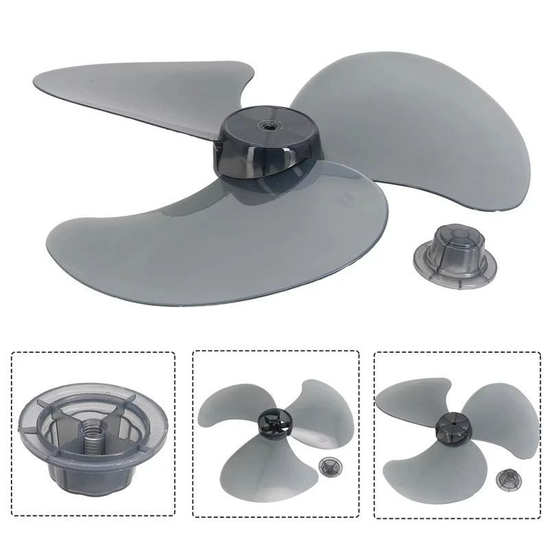 AB39-Plastic Fan Blade Suitable For 16-Inch Vertical Fan 3 Blades Universal Parts Household Plastic Fan Blades