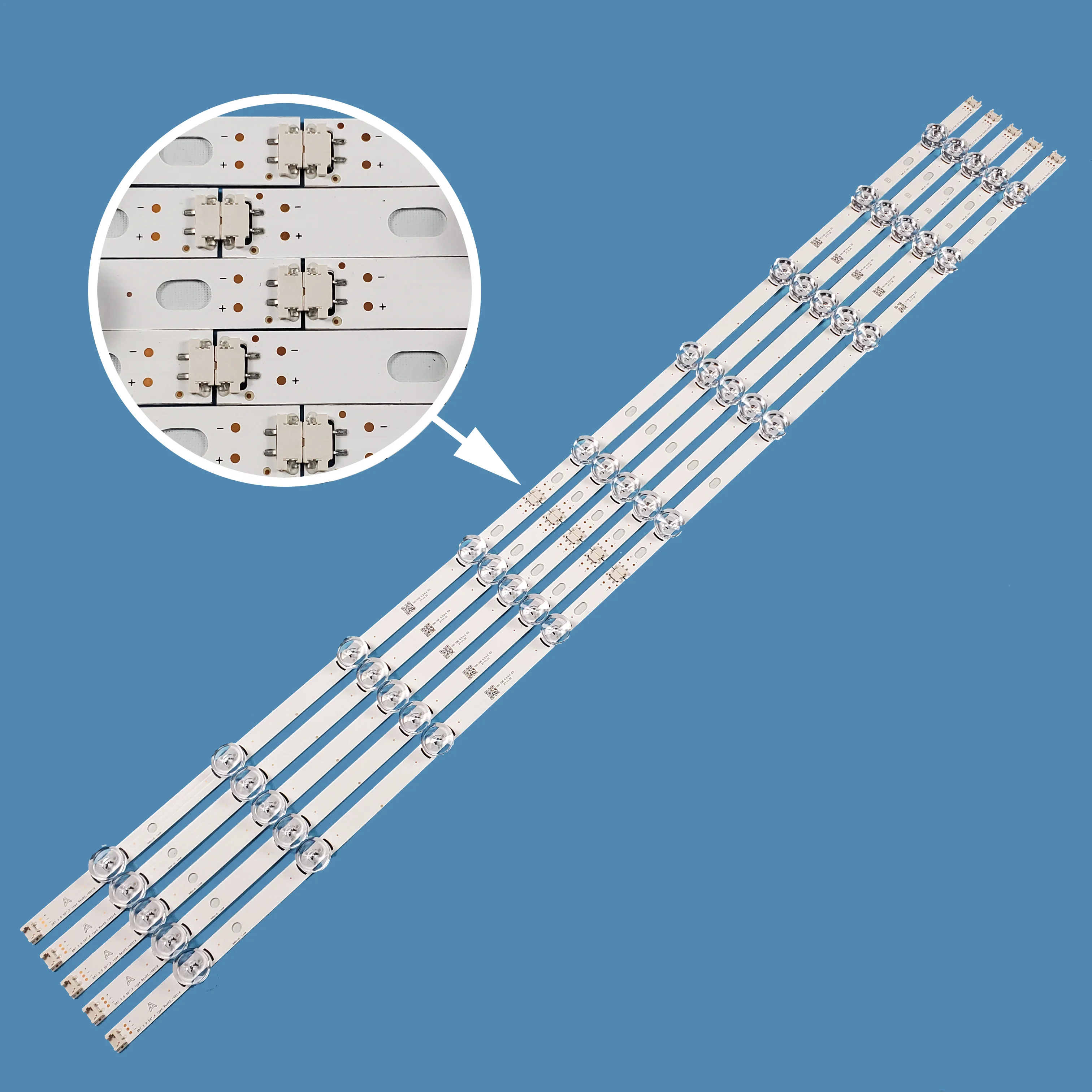 

10Pcs/set LED Backlight Bar Strip LG Lnnotek DRT 3.0 50 "A/B Type Rev 02 6916L-1978A For 50LB 650V LG50GB6580-CG 50GB5800-CB