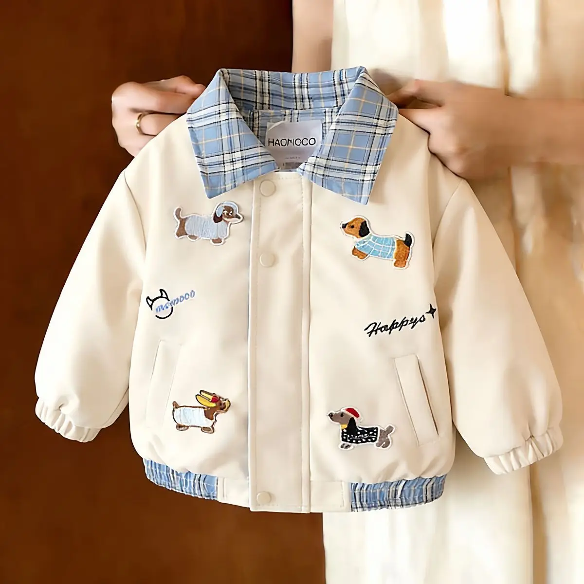 

Children's Jacket 2026 Spring and Autumn New Style Boys and Girls' Collar Handsome Fashion Versatile Jacket