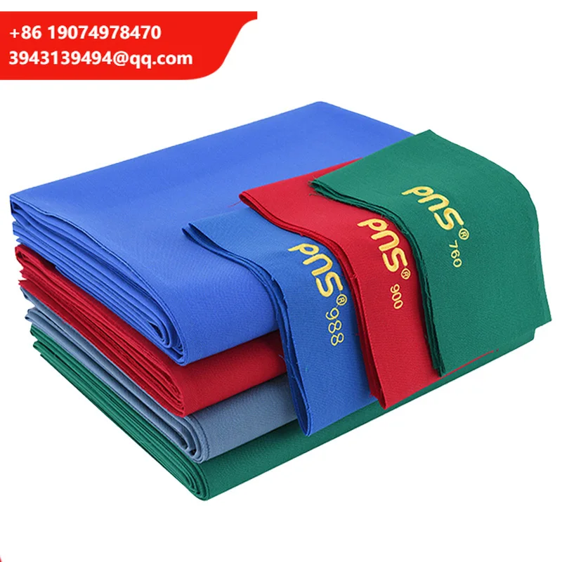

Pool Table Accessories 9ft Billiard Table Cloth PNS900 Pool Cloth 80% Wool Set Smooth Stable Snooker Pool Tablecloth