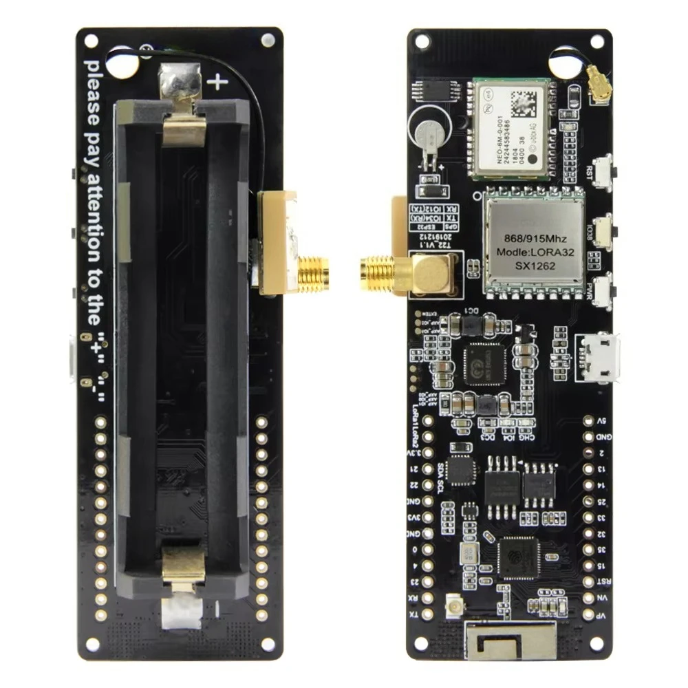 

Плата разработки LILYGO T-Beam V1.2 SX1262 SX1268 ESP32 NEO-6M GPS WiFi модуль 433 МГц 868 МГц модули связи Ethernet