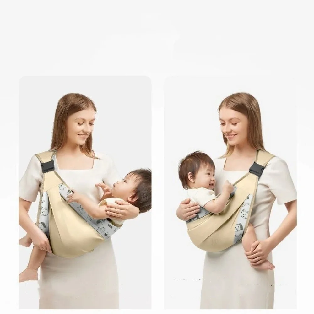 Ergonomic Baby Carrier Wrap Front Hug Adjustable Baby Carrying Bag Safety Going Out Baby Carriers Sling Waist Strap