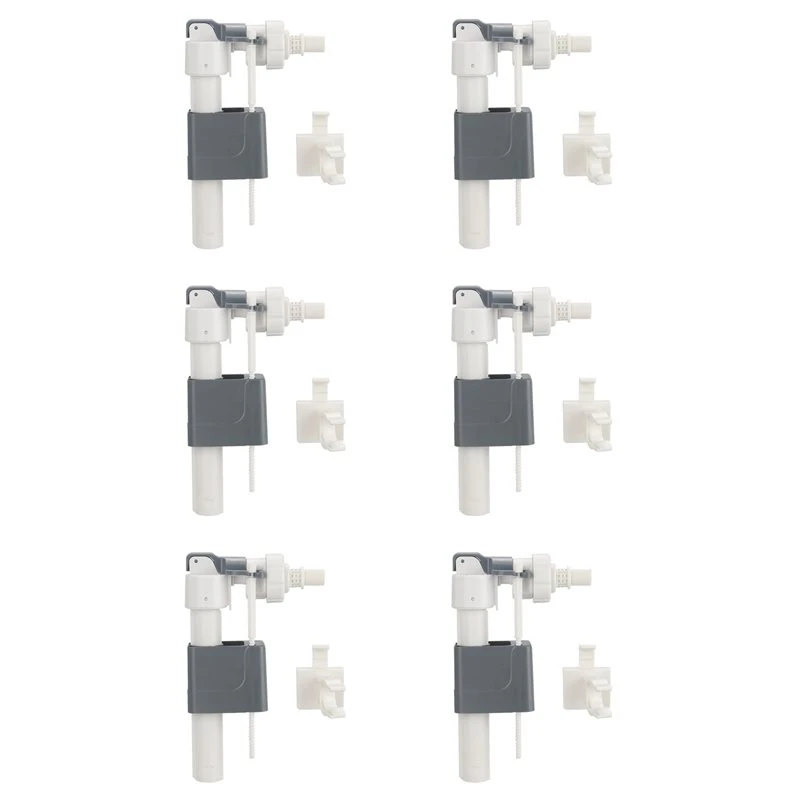 [A92P!】 6X Bathroom In-Wall Water Tank Inlet Valve Hang Wall Hanging Toilet Water Valve Water Inlet Accessories G3/8Inch