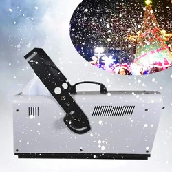 Artificial snow making machine for dj stage Christmas Events snowflake machine wireless remote control 400w fog machine