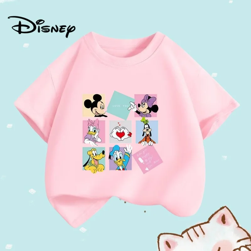 ملابس أطفال صيفية - تي شيرت بنمط الرسوم المتحركة لعائلة بيكسار - بلوزة عصرية برقبة دائرية وأكمام قصيرة #2