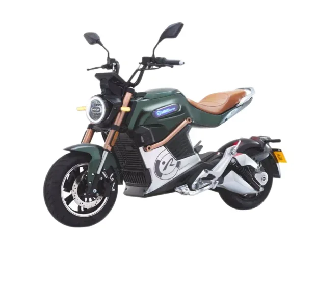 Elektrische Motorfiets Miku Super Sunra E Motorfiets 72V 24ah Lithium Batterij Motorfiets 80 Km/h