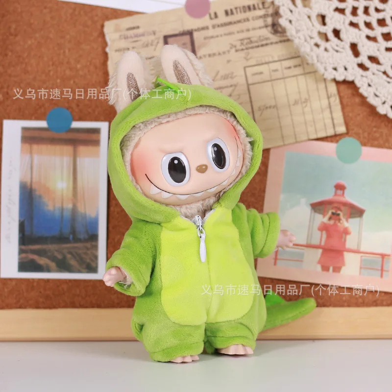 

Dinosaur Set 1st 2nd and 3rd Generation Labubu Trendy Labubu Vinyl Doll Decoration Clothes Cute Exo Lovely