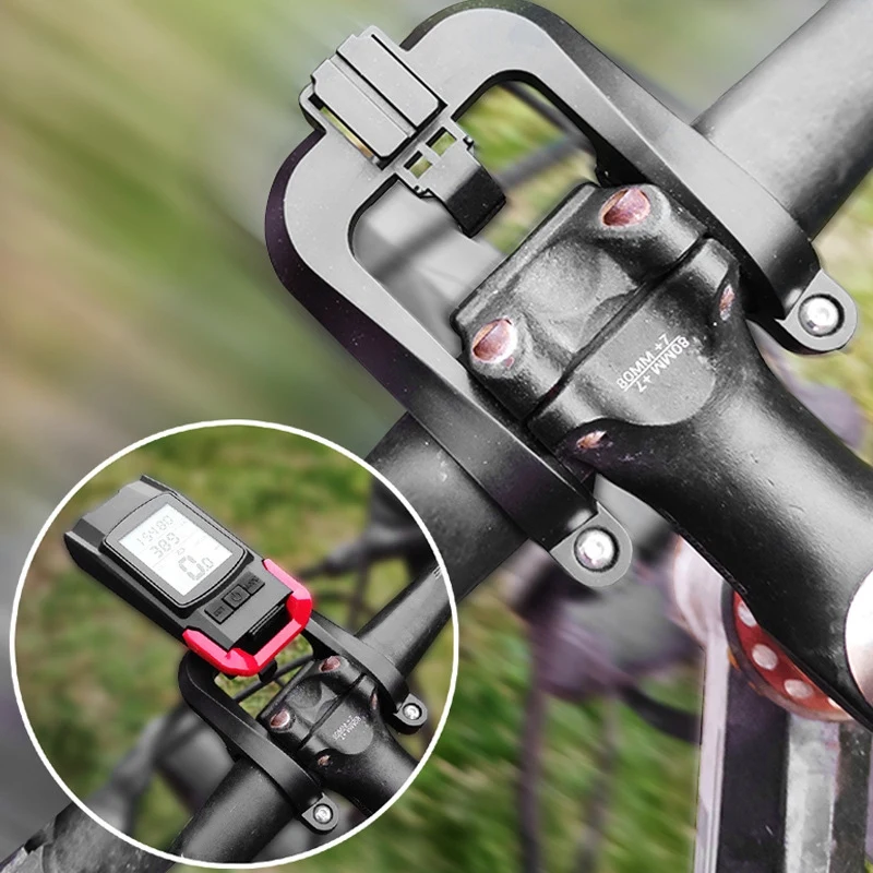 Bicycle Light Holder Mount Bike Headlight Extension Bracket Stand MTB Headlight Handlebar Central Mount