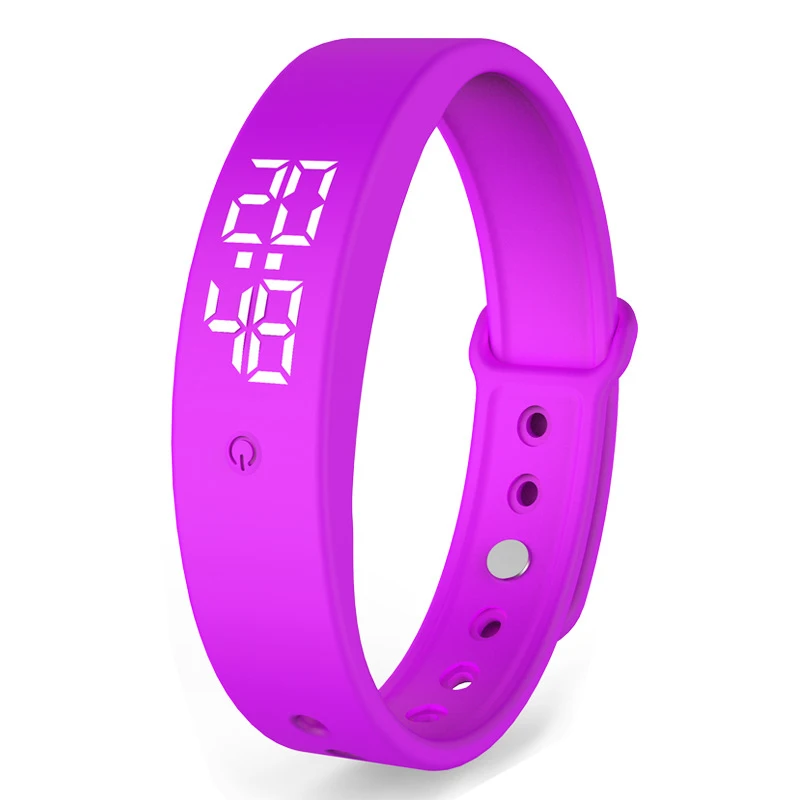 Sports Electronic Bracelet Waterproof Durable Smart Bracelet Portable Silicone Smartband Long Lasting Shell Abs