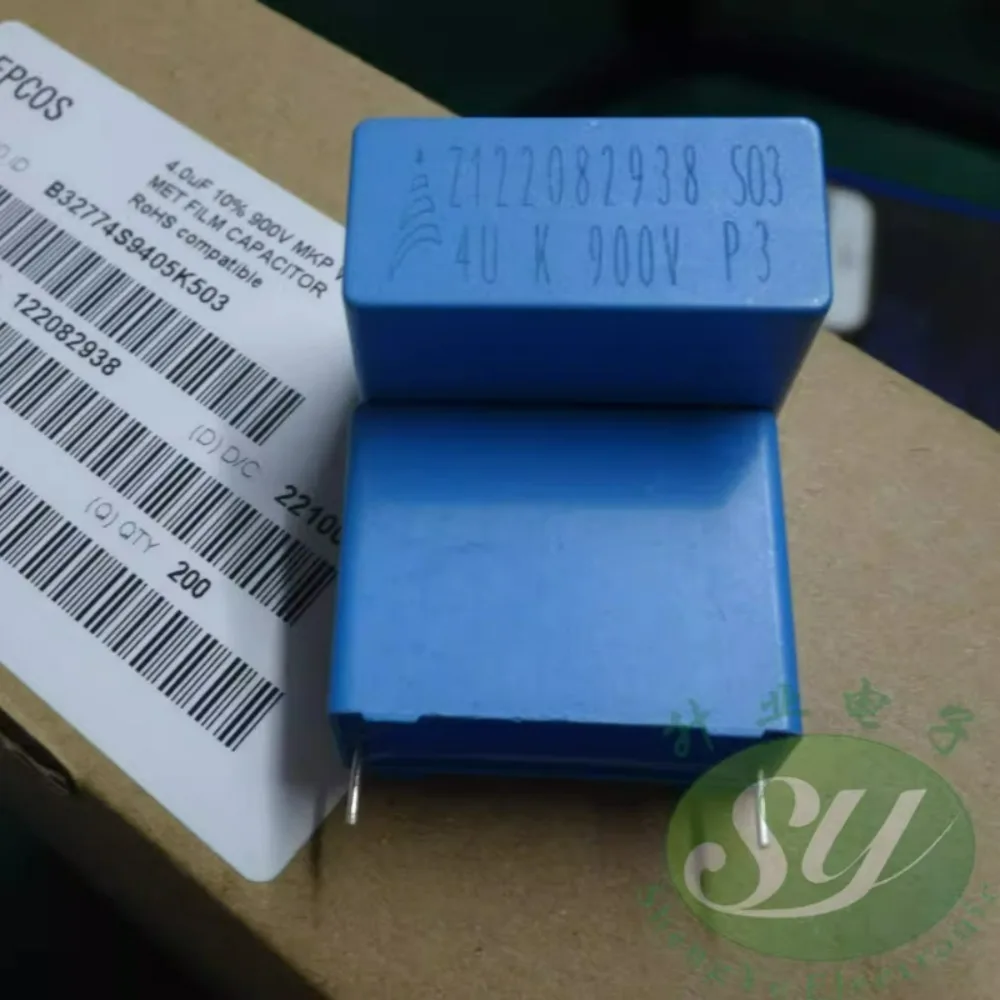 

EPCOS 4.0uf/900v 4uf 4u0 405 Brand New 28mm Film Capacitor B32774S9405K 503