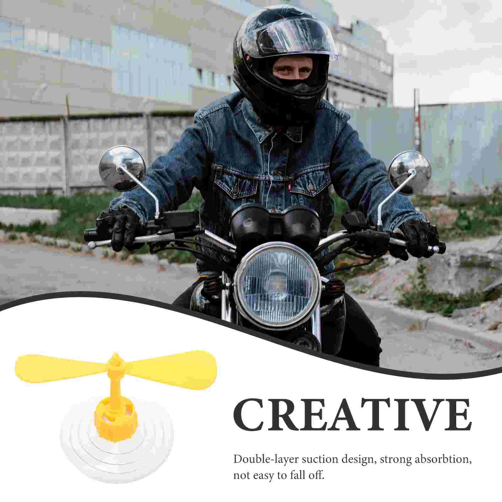 10 Pcs Dragonfly Cup Helicopter Decor for Creative Motorbike Lovely Funny Helmets Accessories Quality