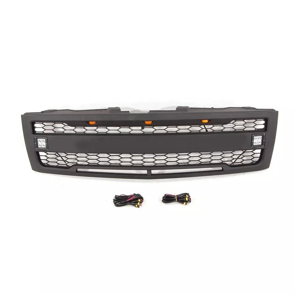 2007-2013 ABS Parts Front Grille with Side Lights Fit for Chevrolet Silverado