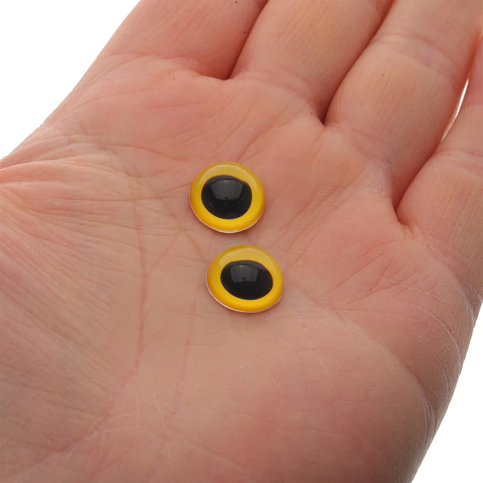 

5 пар войлочных глазок для кошек, 12 мм, стеклянные, реалистичные, ручной работы, для игольного валяния, декоративные глазки для животных, материалы для рукоделия